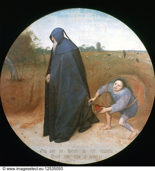 Misanthrope  1568. Artist: Pieter Bruegel the Elder