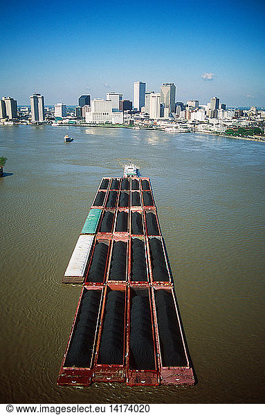 Mississippi River Barge