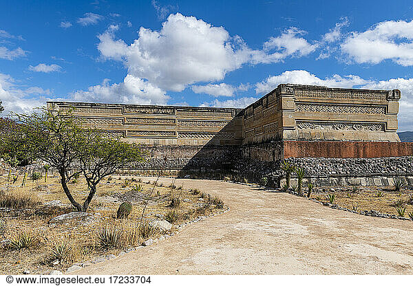 Mitla archäologische Stätte aus der Zapotekenkultur,  San Pablo Villa de Mitla,  Oaxaca,  Mexiko,  Nordamerika