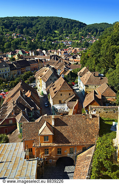 Mittelalter Uhr Zitadelle Rumänien Sighisoara