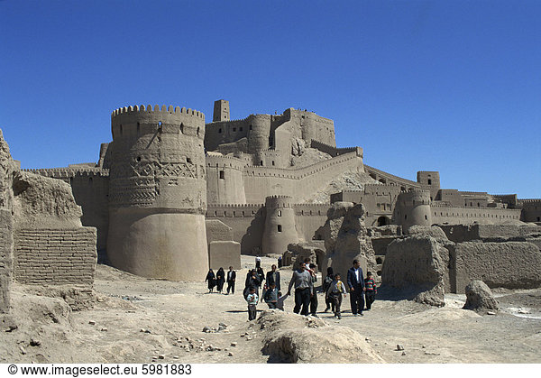 Mittelalterliche Schlamm Backstein-Stadt mit 17. Jahrhundert Safawiden Zitadelle,  Arg-e Bam,  Bam,  UNESCO-Weltkulturerbe,  Iran,  Naher Osten