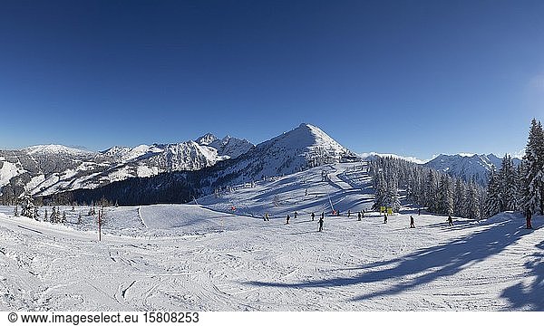 Mitterhausbahn  Planai ski area  Schladming  Styria  Austria  Europe