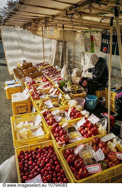 Miyagawa Asaichi Market. Takayama  Hida REgion  Gifu Prefecture. Japan.