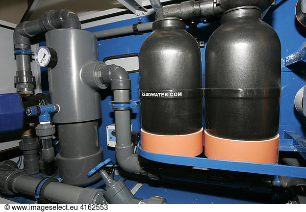 Mobile water purification system  Hessen  Germany.
