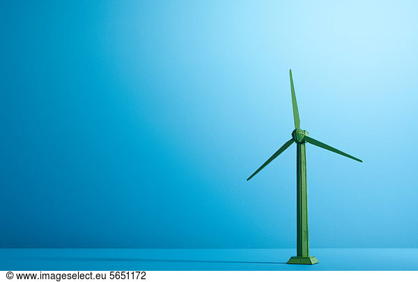 Model of a wind turbine