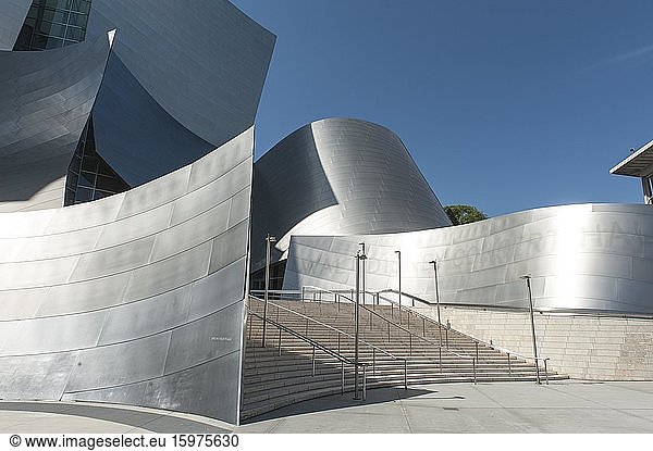 Modern Architecture  Walt Disney Concert Hall  Downtown Los Angeles  Los Angeles  California  USA  North America