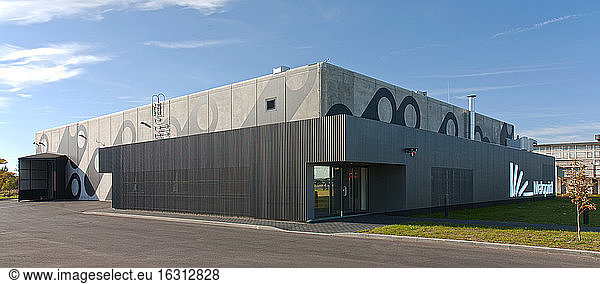 Modern Factory Building Exterior