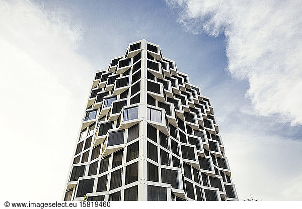 Modern high-rise residential building in Munich  Germany