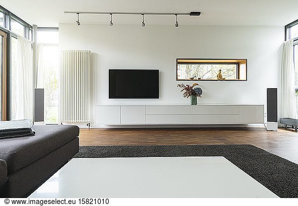 Modern living room in design house