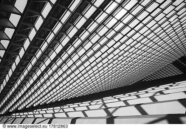 moderne Architektur  Bahnhof Lüttich  Belgien  Europa