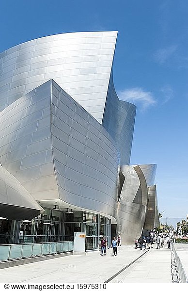 Moderne Architektur  Walt Disney Concert Hall  Downtown Los Angeles  Los Angeles  Kalifornien  USA  Nordamerika