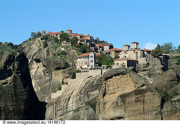 Monastery  Meteora  UNESCO World Heritage Site  Greece  Europe