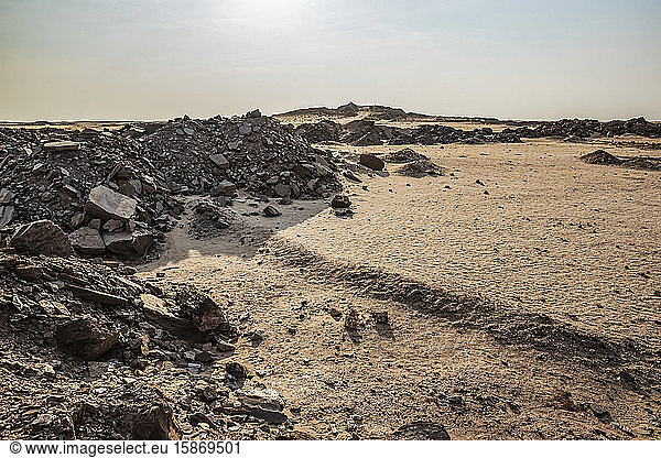 Mondlandschaft in der Nähe des Toten Meeres  Skelettküste  Dorob-Nationalpark; Namibia