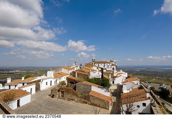 Monsaraz  befestigte mittelalterliche Dorf. Alto Alentejo  Portugal