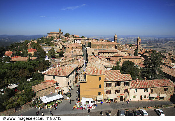Montalcino  Provinz Siena  Toskana  Italien