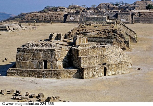 Monte Albán präkolumbischer archäologischer Fundplatz. Oaxaca  Mexiko