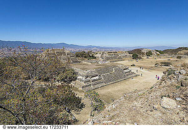 Monte Alban  UNESCO-Weltkulturerbe  Oaxaca  Mexiko  Nordamerika