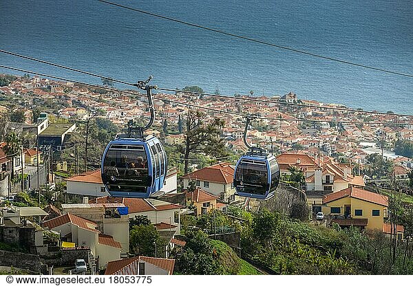 Monte cable car  Funchal  Madeira  Portugal  Europe
