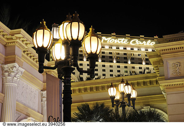 Monte Carlo Hotel  Las Vegas  Nevada  USA
