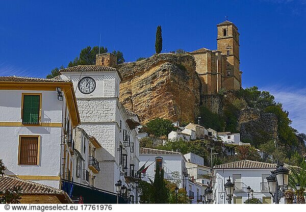 Montefrio. Maurische Burg  Washington Irving Route  Provinz Granada  Andalusien  Spanien  Europa