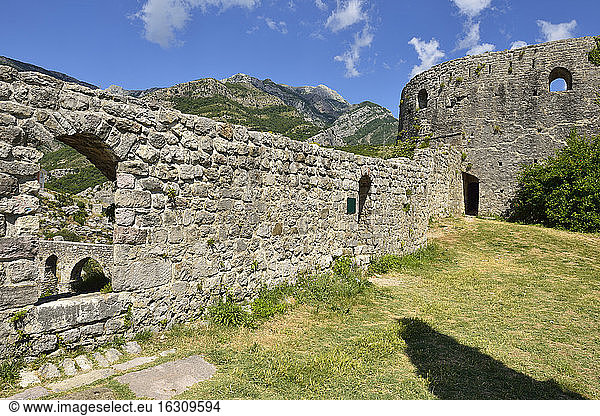 Montenegro  Crna Gora  historic castle of Stari Bar