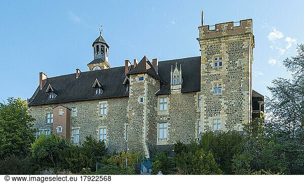 Montlucon. The castle of the Dukes of Bourbon is a former fortified castle of the XIII? century. Allier department. Auvergne Rhone Alpes. France