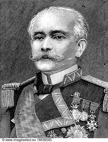 Montojo y Pasaron  Patricio  7.9.1839 - 30.9.1917  Spanish admiral  commander of the Spanish naval forces on the Philippines 1897 - 1898  portrait  wood engraving  1898