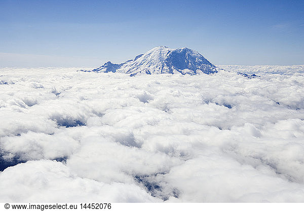 Mount Rainier über den Wolken