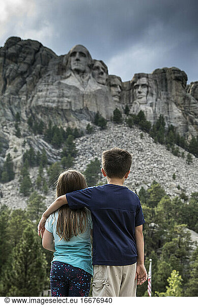 Mount Rushmore Brother Sister Hug