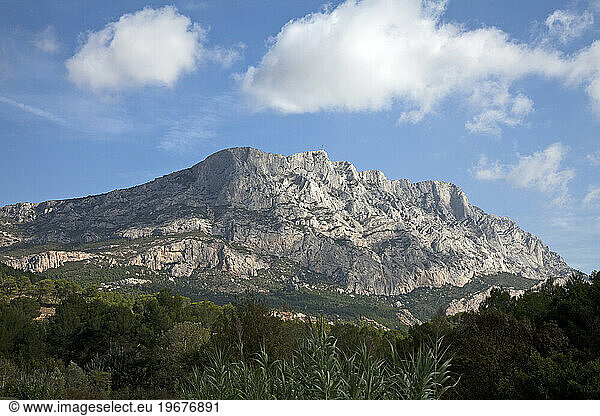 Mount Saint-Victoire in Provence.