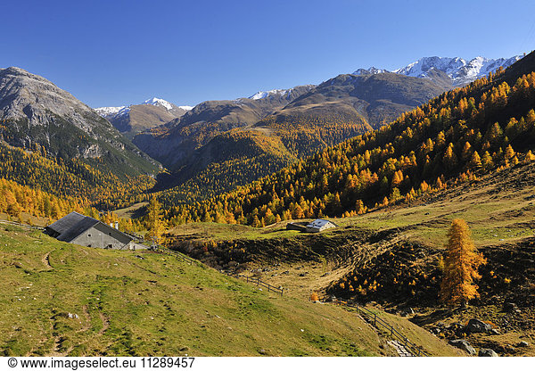 Mountain Landscape  Albula Pass  Grisons  Switzerland