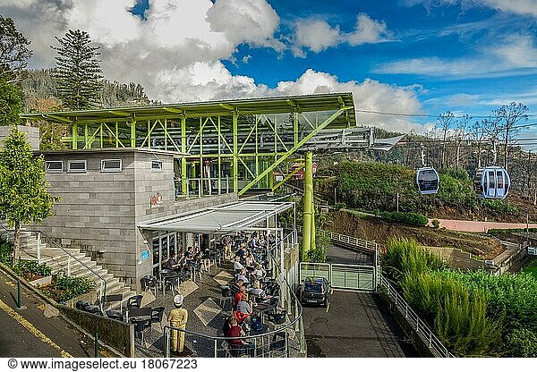 Mountain station  Monte cable car  Funchal  Madeira  Portugal  Europe