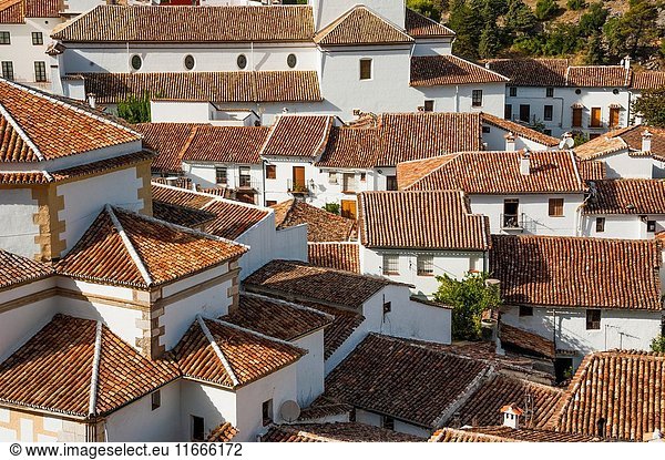 Mountain village Grazalema White Towns of Andalusia Sierra de Grazalema Natural Park province of Cádiz Spain.