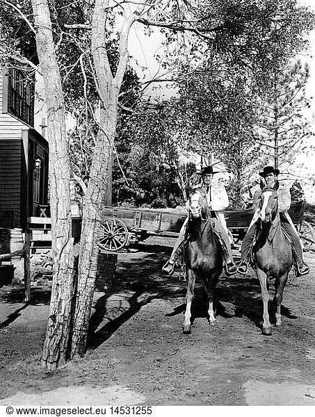 movie  Tall in the Saddle  USA  1944  director: Edwin L. Marin  scene with: Robert Wagner  Jeffrey Hunter  Western  cowboys  riders  riding  horse  horses  farm