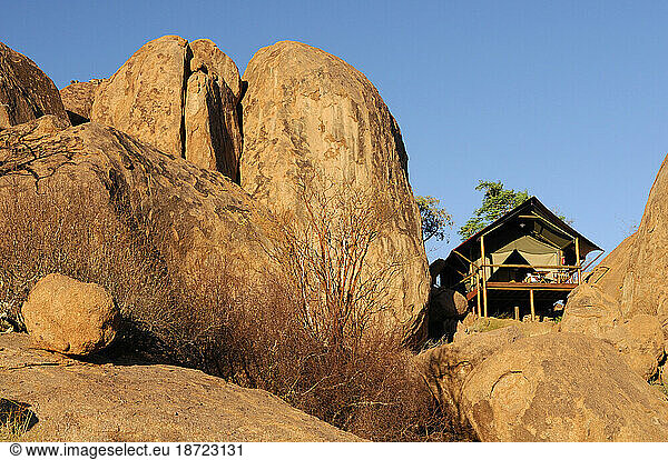 Mowani Mountain Camp  near Twyfelfontein  Damaraland  Kunene Region  Namibia