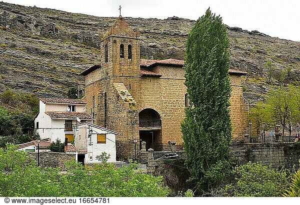 Munilla  Kirche San Miguel (15.-16. Jahrhundert). La Rioja  Spanien.