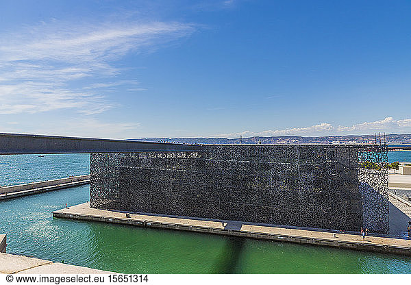 Museum für europäische und mediterrane Zivilisation  Marseille  Bouches du Rhone  Provence  Frankreich  Mittelmeer