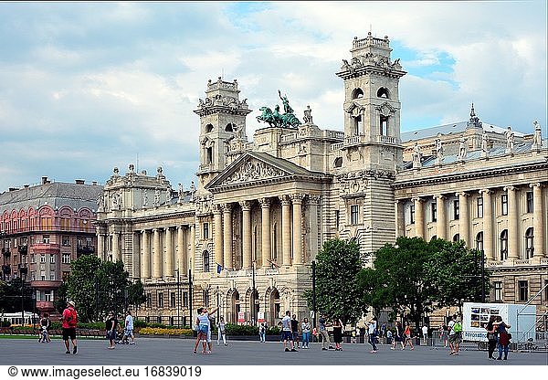 Museum für Völkerkunde in der ungarischen Hauptstadt Budapest - Ungarn...
