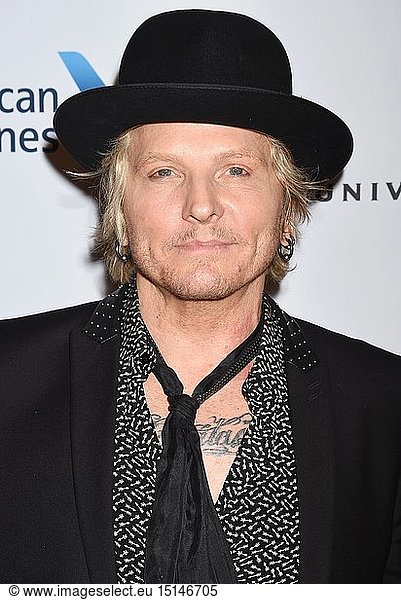 Musician-drummer Matt Sorum arrives at Universal Music Group's 2016 GRAMMY After Party at The Theatre At The Ace Hotel on February 15  2016 in Los Angeles