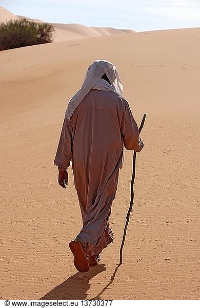 Muslimischer Pilger  Sebha  Lybien.
