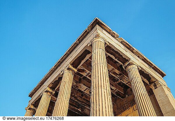 Nördliche Veranda des Erechtheion  Erechtheion  Akropolis von Athen  Athen  Griechenland  Europa