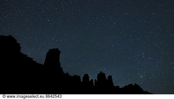 Nachthimmel  Moab  Utah  USA