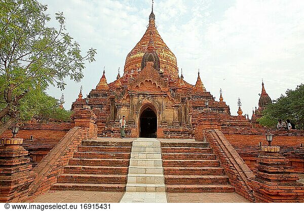 Nagayon-Tempel  altes Bagan-Dorfgebiet  Region Mandalay  Myanmar  Asien.