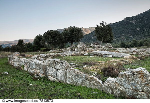 nahe  Ruine  antik  Attika  Griechenland  Peloponnes