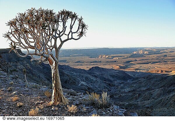 Namibia: Breathtaking view of the Fish River Canyon from Rockefeller's Fish River Canyon Lodge.