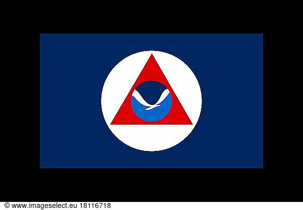 National Oceanic and Atmospheric Administration  Logo  Schwarzer Hintergrund