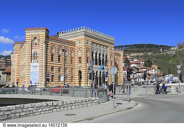 National- und Universitätsbibliothek  Sarajewo  Bosnien und Herzegowina.
