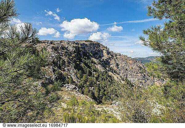Naturlandschaft in der Sierra de Cazorla  Naturpark Segura und Las Villas  Provinz Jaen  Andalusien  Südspanien Europa.