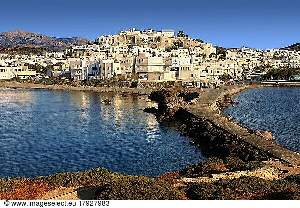 Naxos (Chora) Stadt. Griechische Kykladen Inseln Griechenland