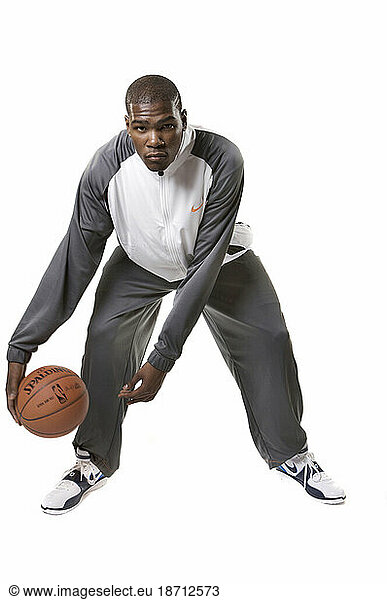 NBA's Kevin Durant photographed in Las Vegas while training on the USA basketball team.